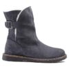 Uppsala Shearling Suede Leather Graphite
