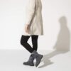 Uppsala Shearling Suede Leather Graphite