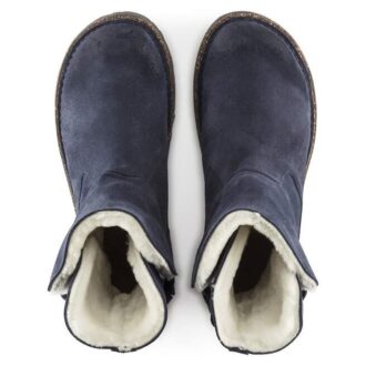 Uppsala Shearling Suede Leather Navy