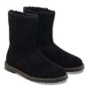 Uppsala Zip Shearling Suede Leather